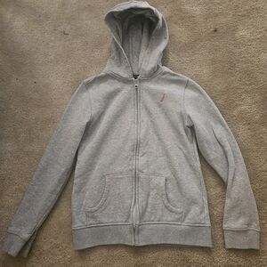 Nautica Heather Gray Fleece Hoodie